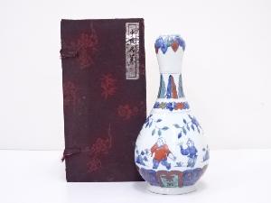 景徳鎮製　五彩人物文花瓶